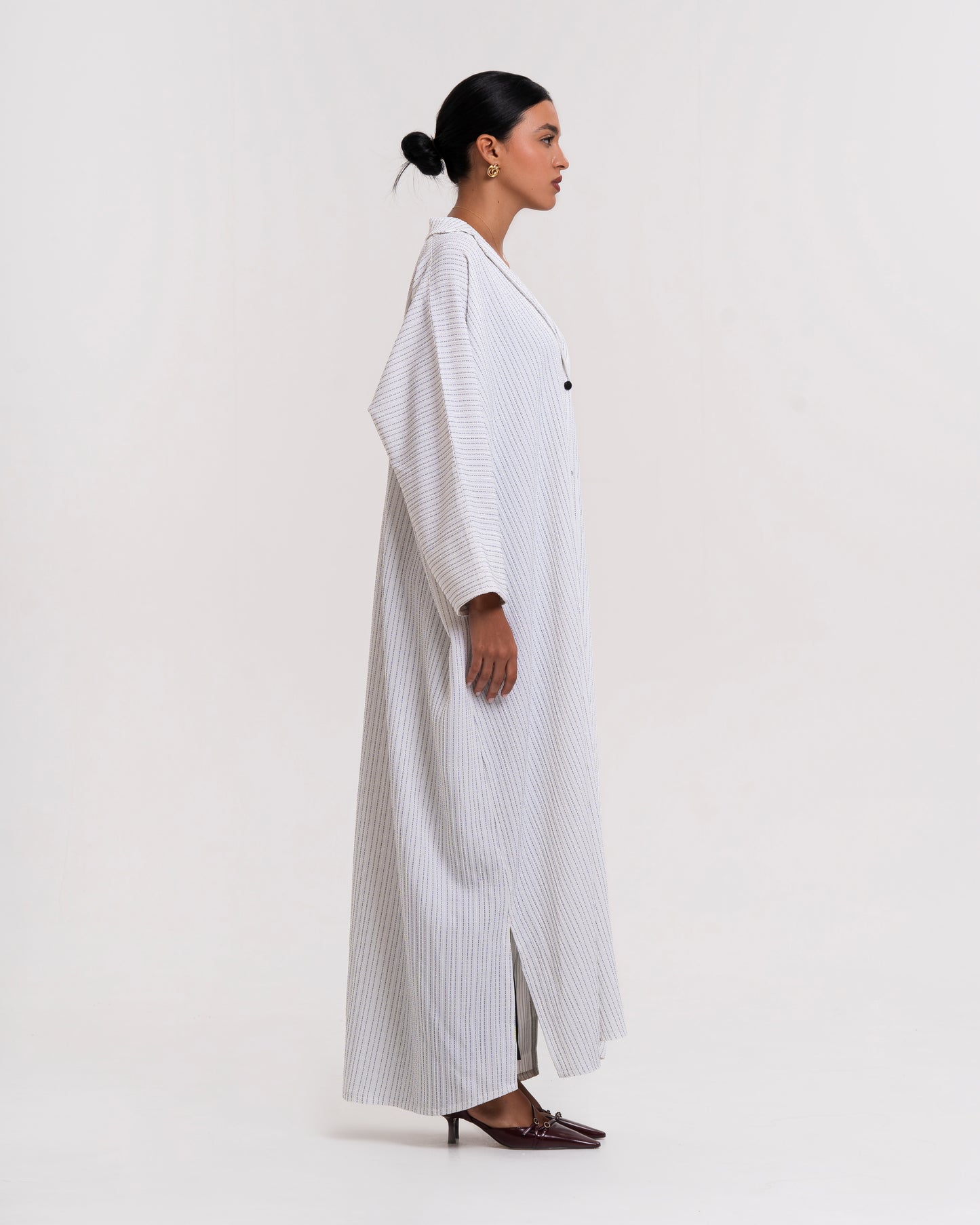 The Striped Shirt Abaya