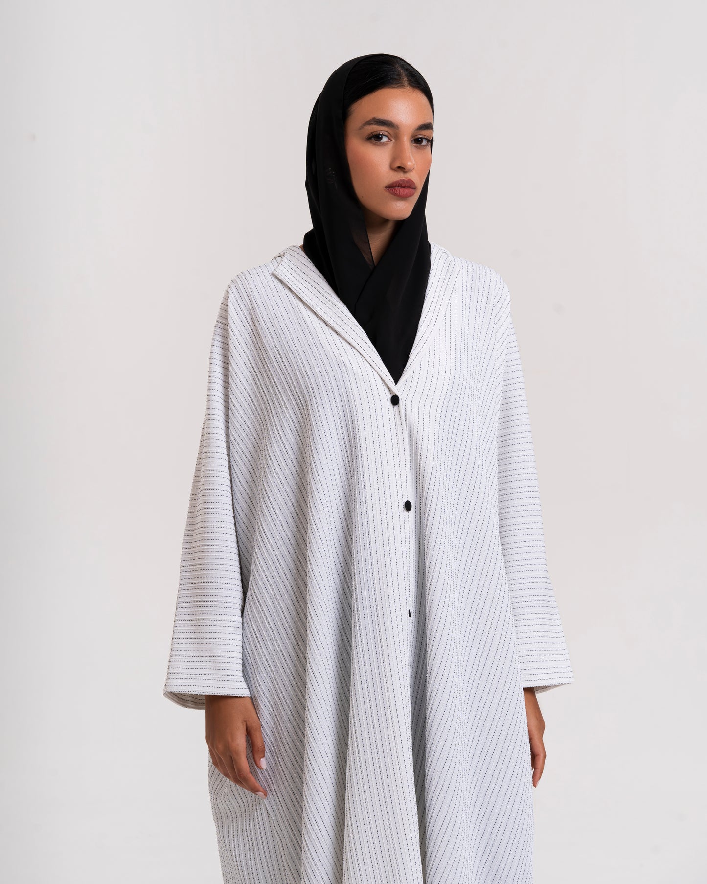 The Striped Shirt Abaya