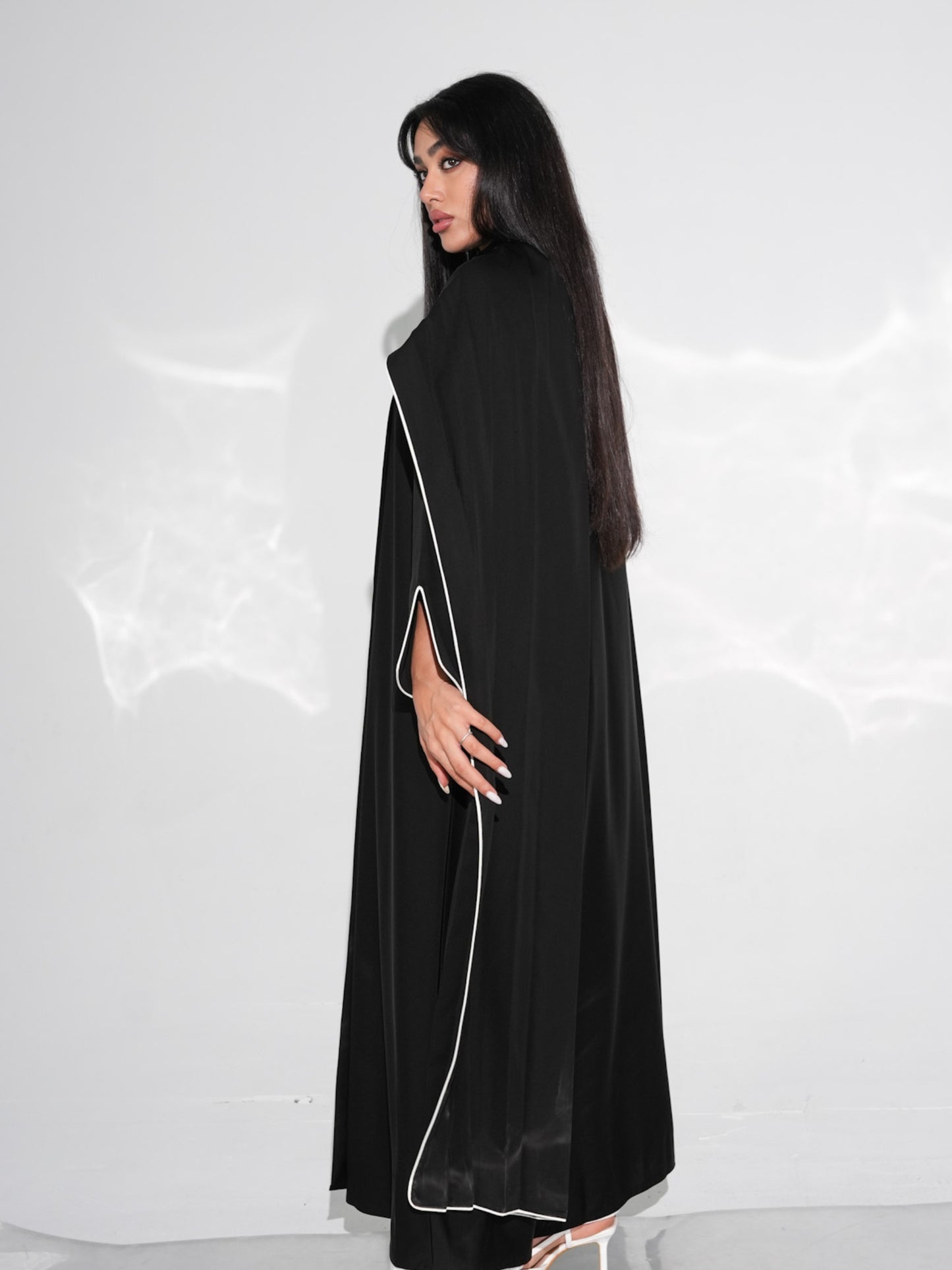 Lined Abaya with Shawl