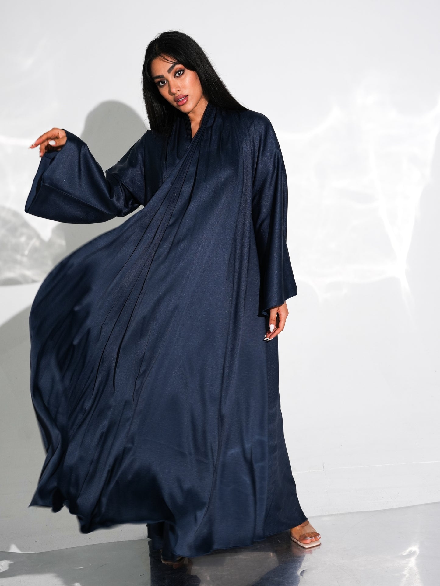 Shimmery Flared Abaya