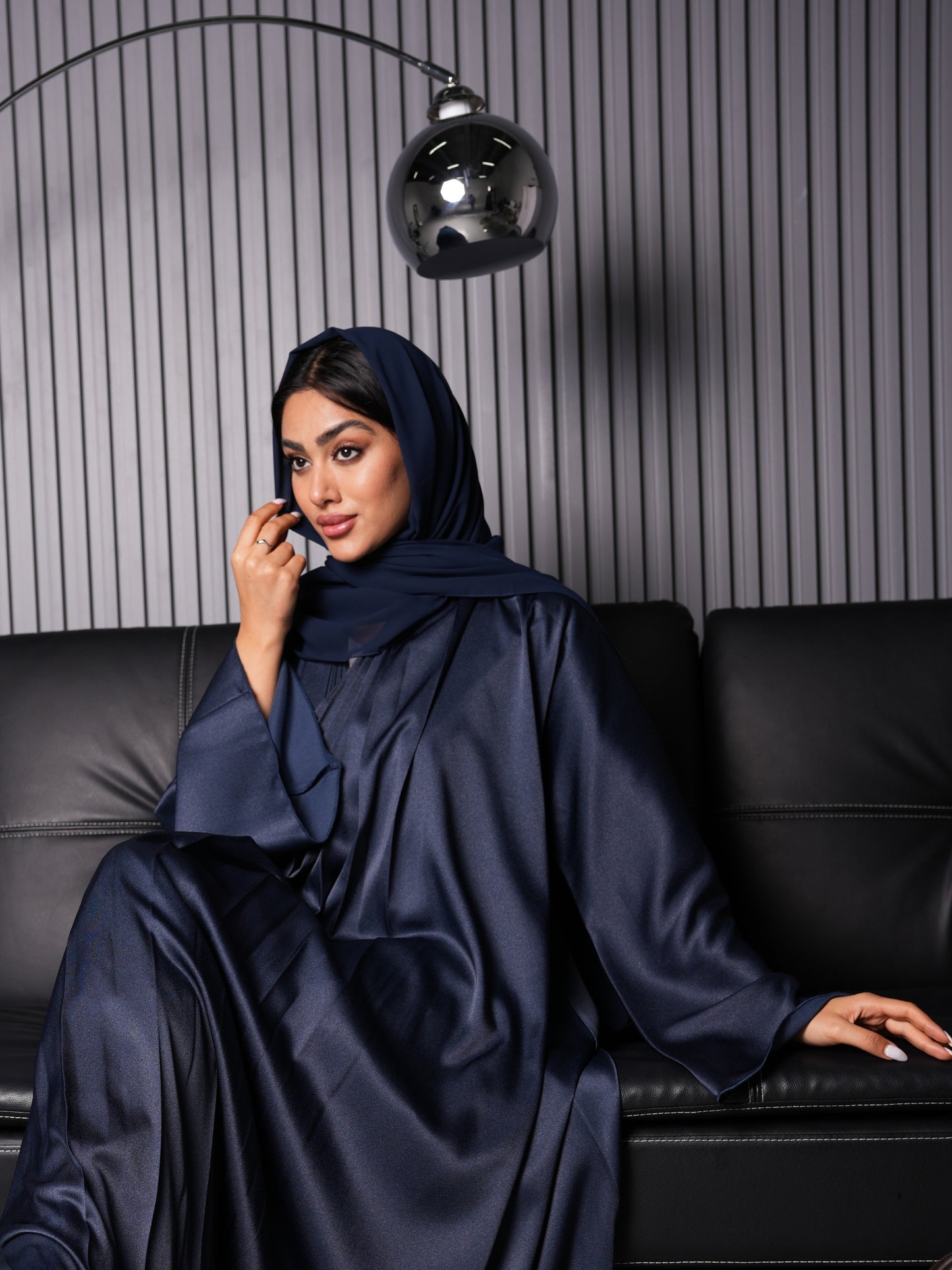 Shimmery Flared Abaya