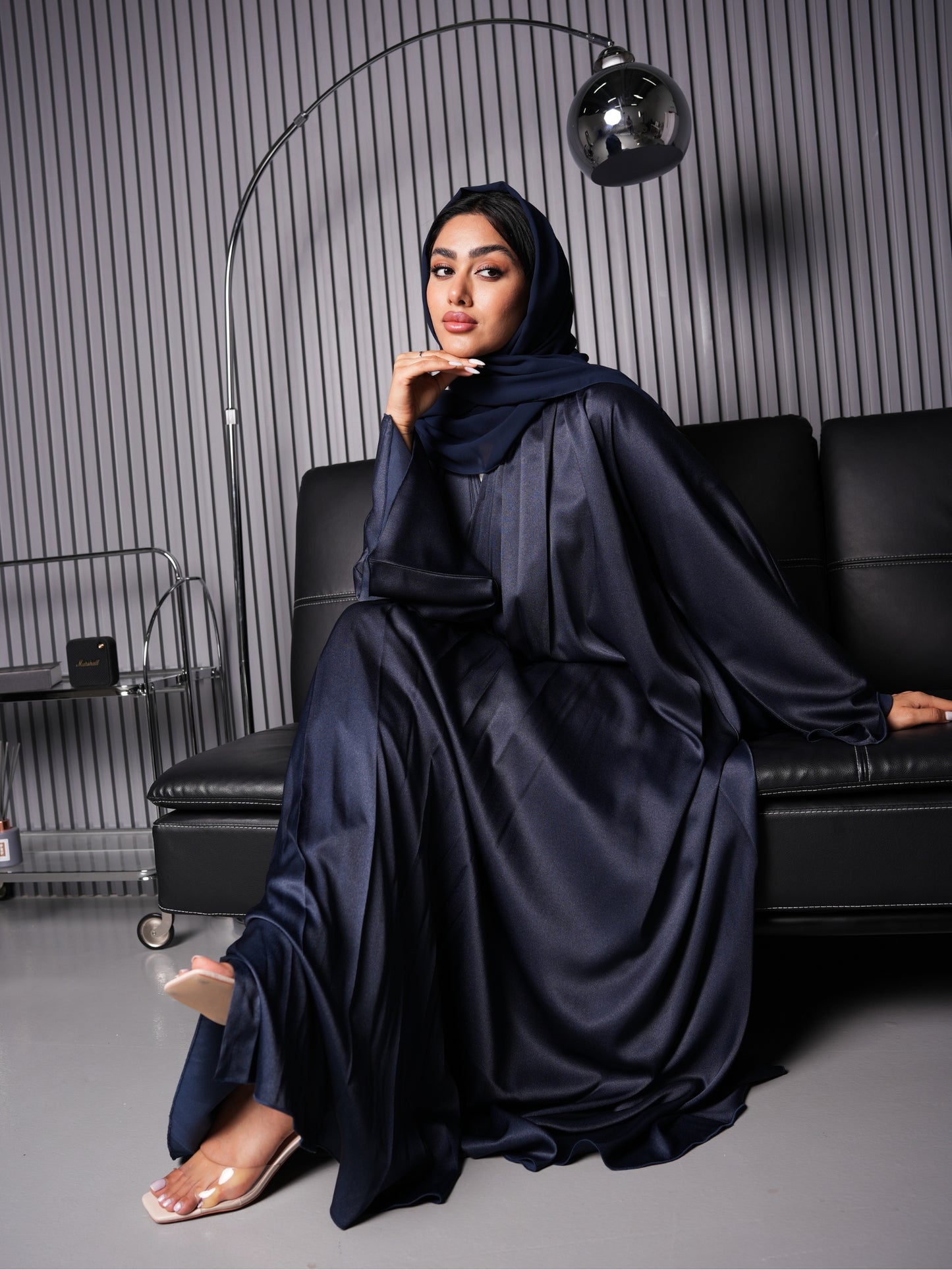 Shimmery Flared Abaya