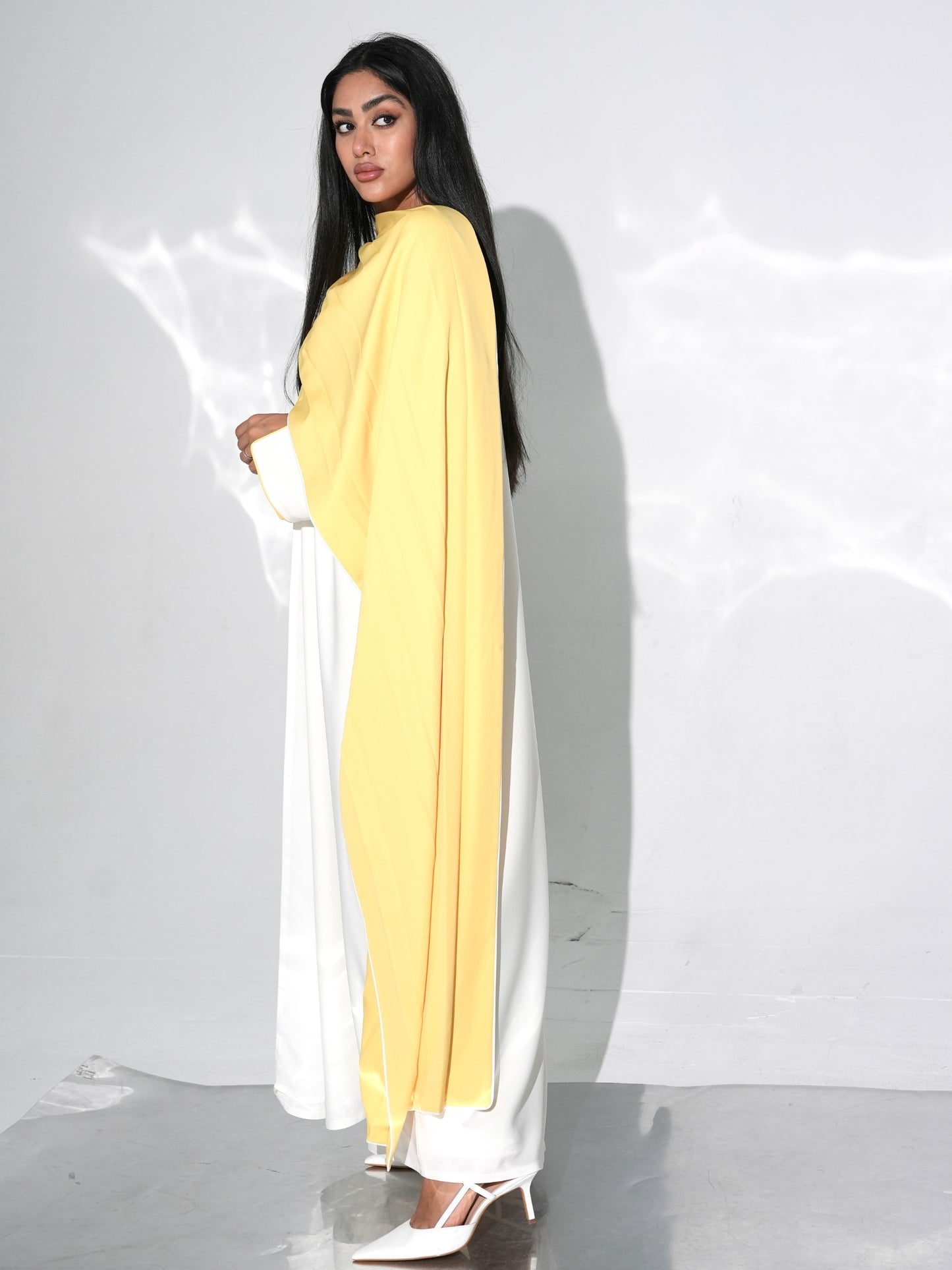 Lined Abaya with Shawl