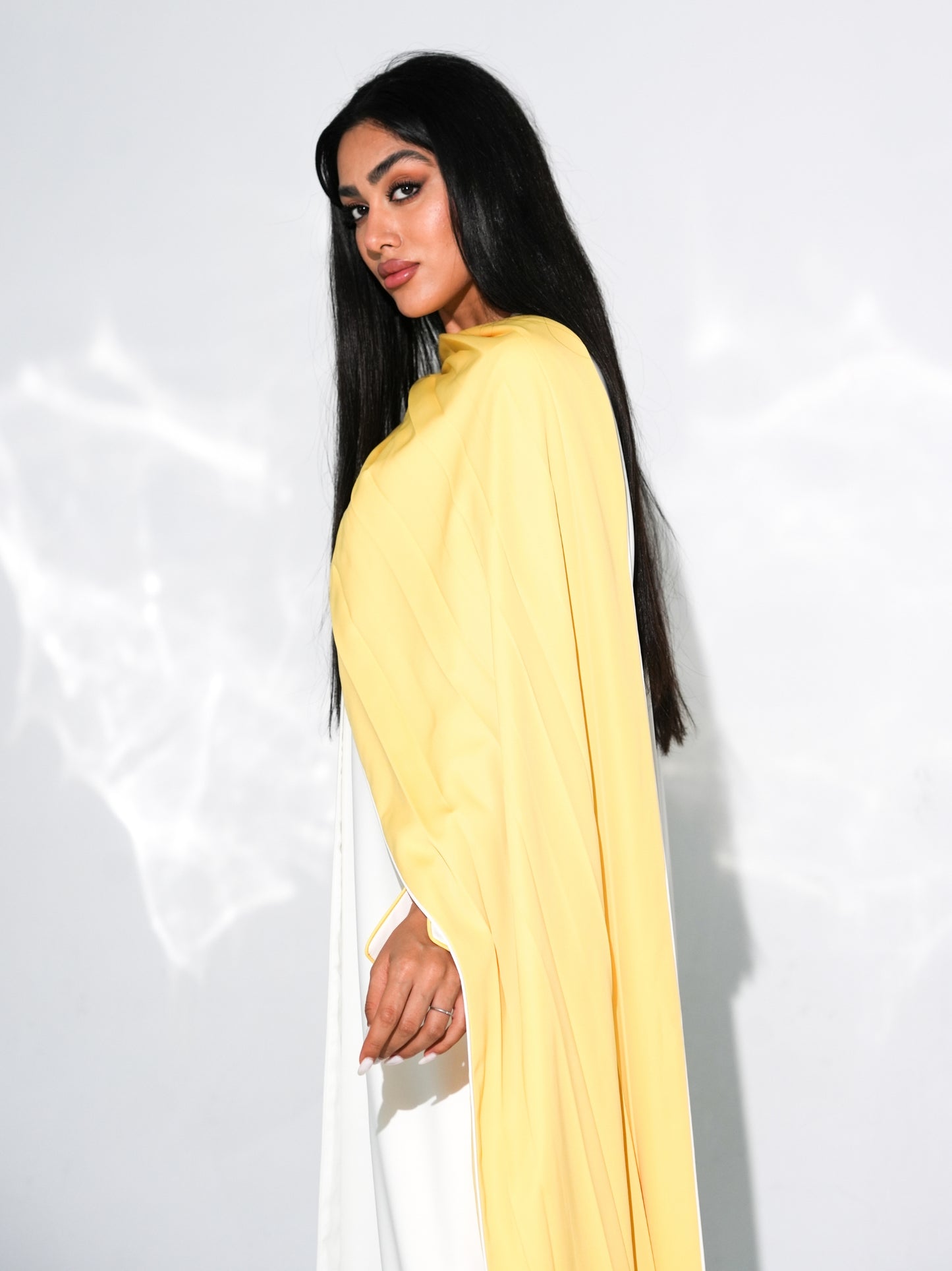 Lined Abaya with Shawl