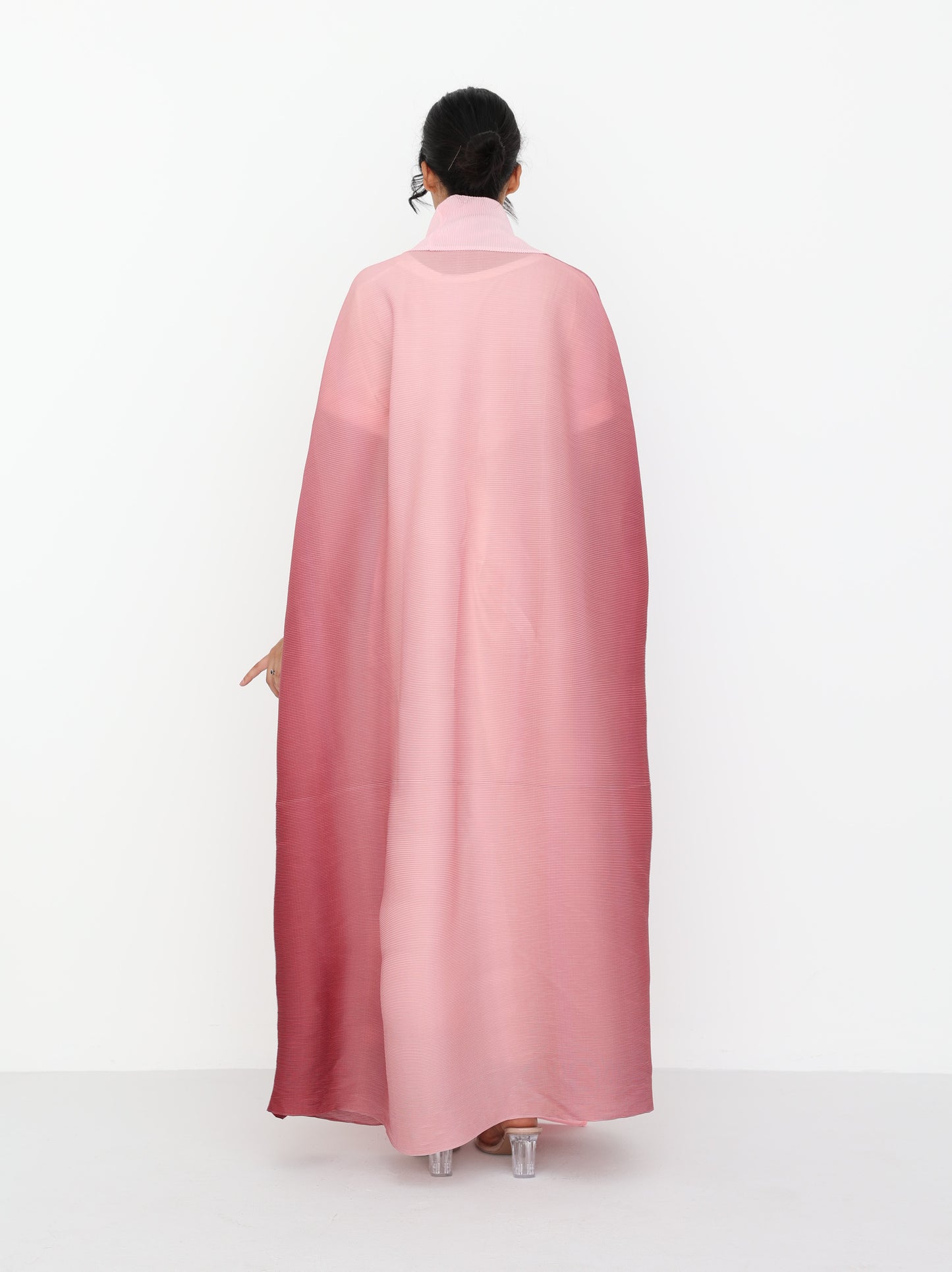 Pleated Ombre Abaya