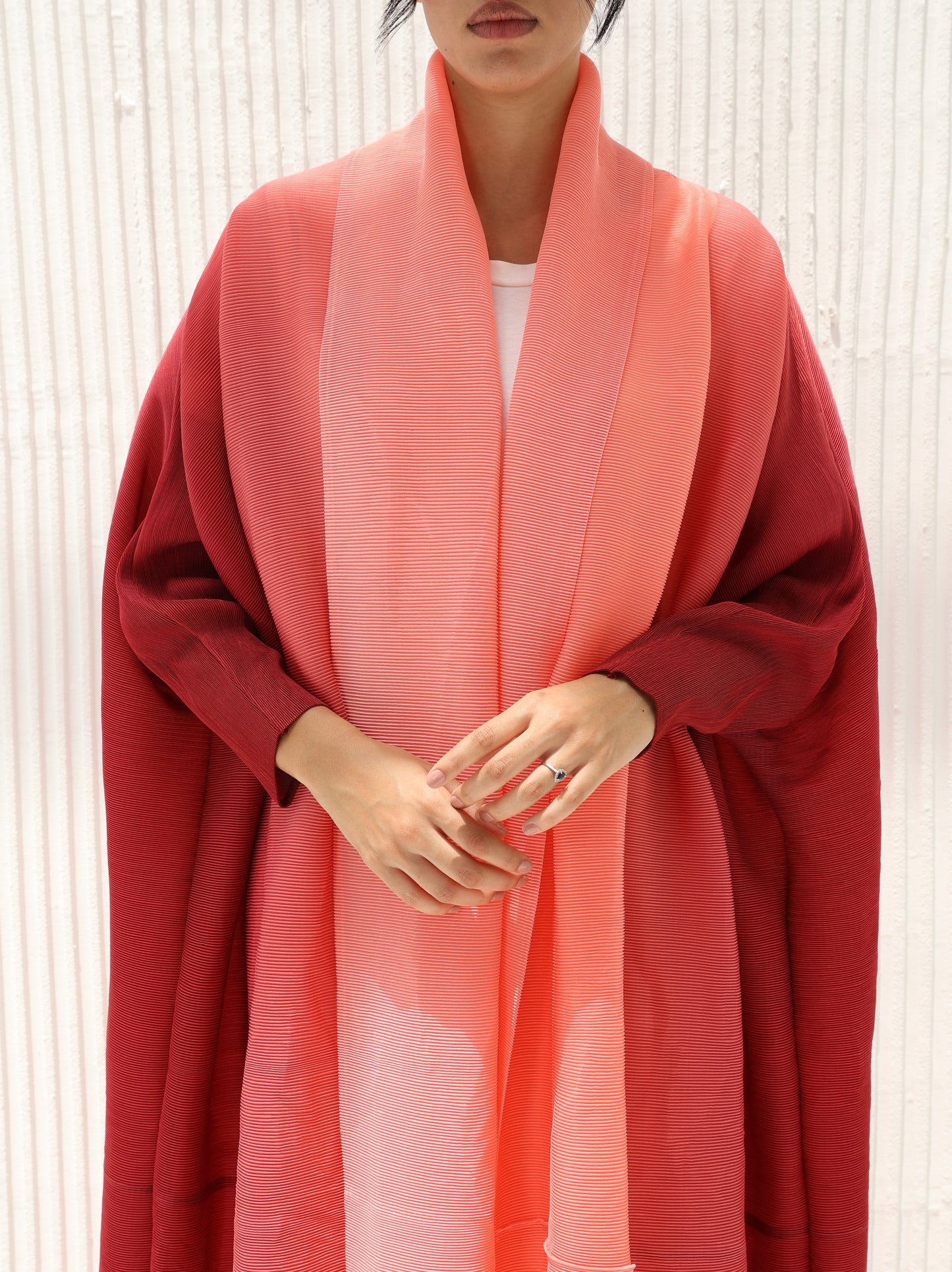 Pleated Ombre Abaya