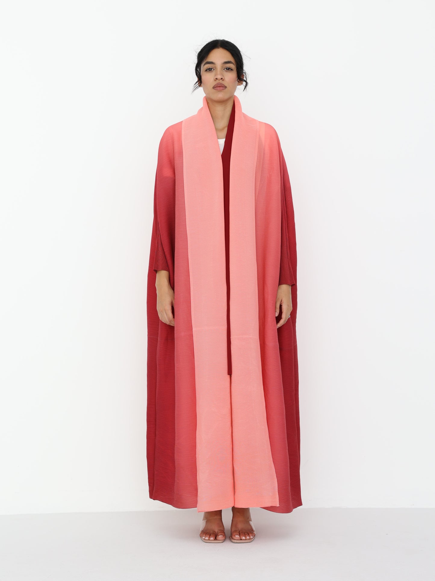 Pleated Ombre Abaya