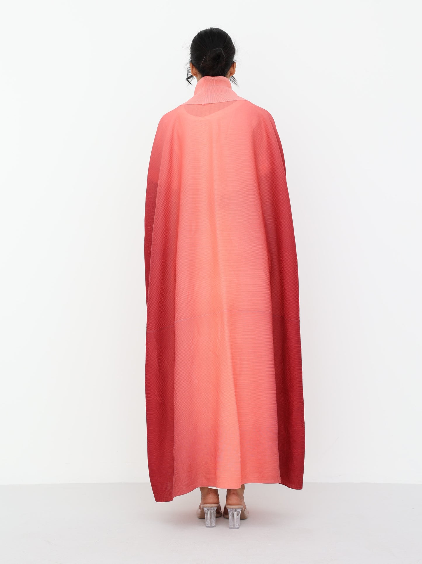 Pleated Ombre Abaya