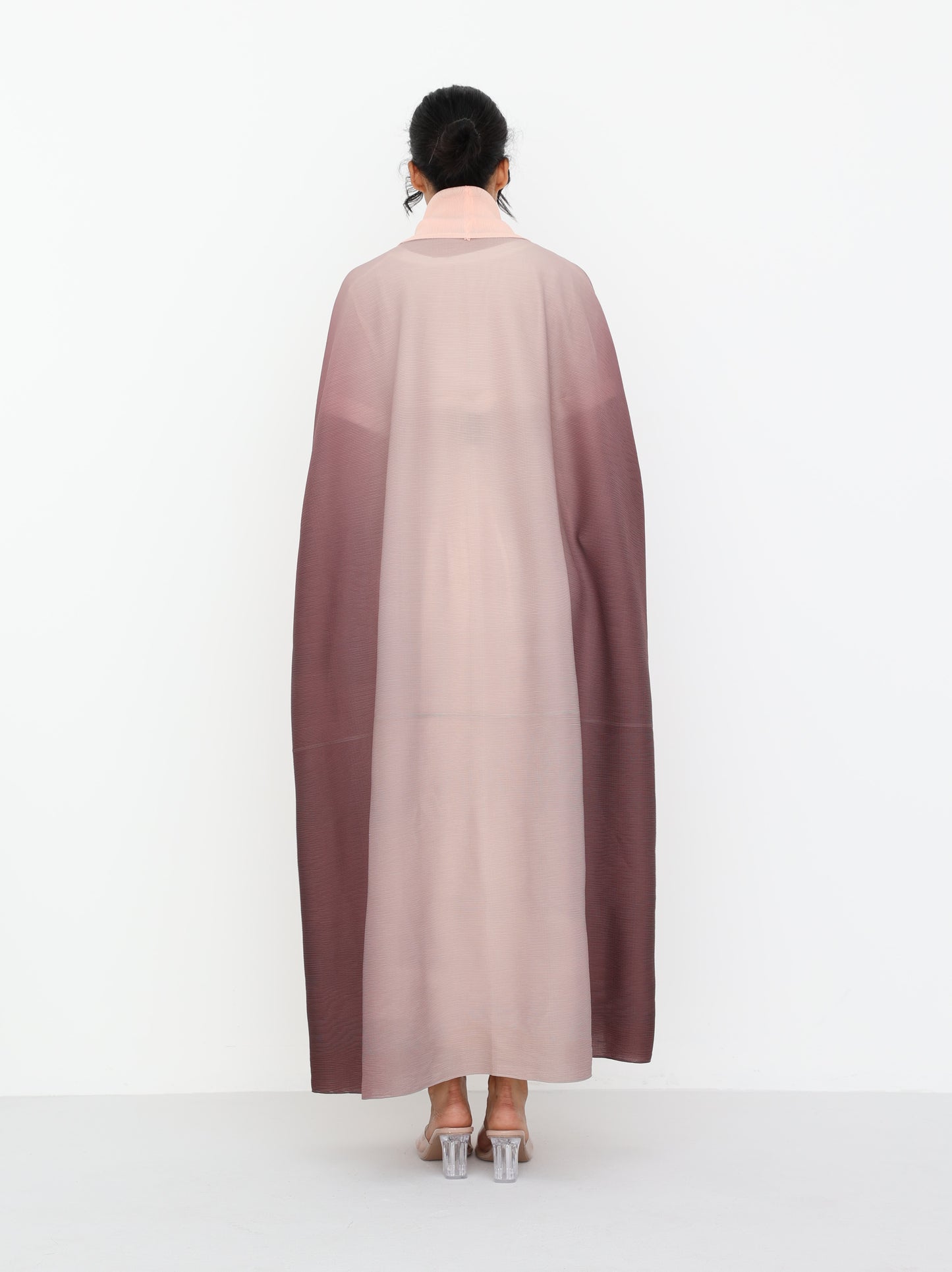 Pleated Ombre Abaya