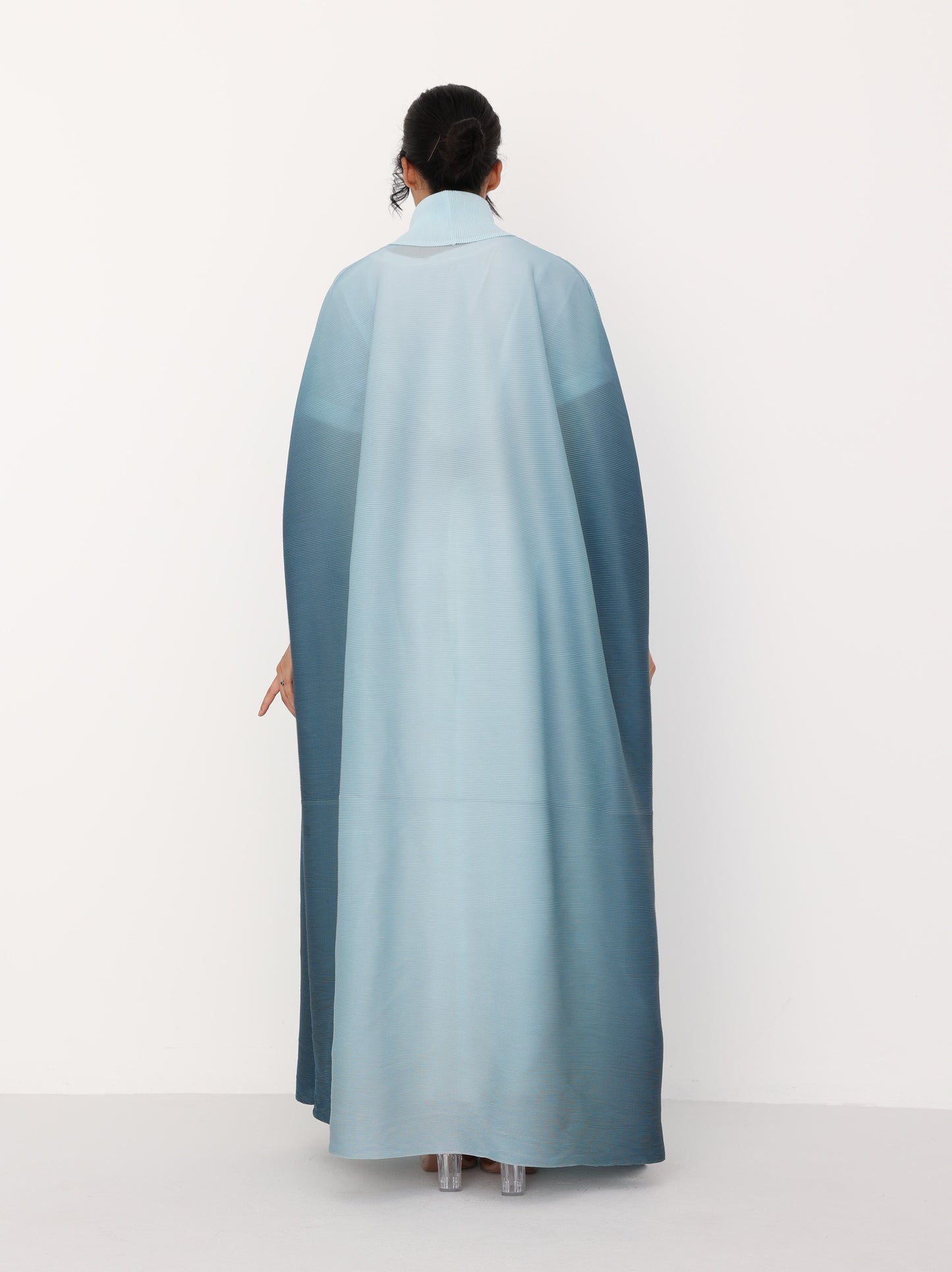 Pleated Ombre Abaya