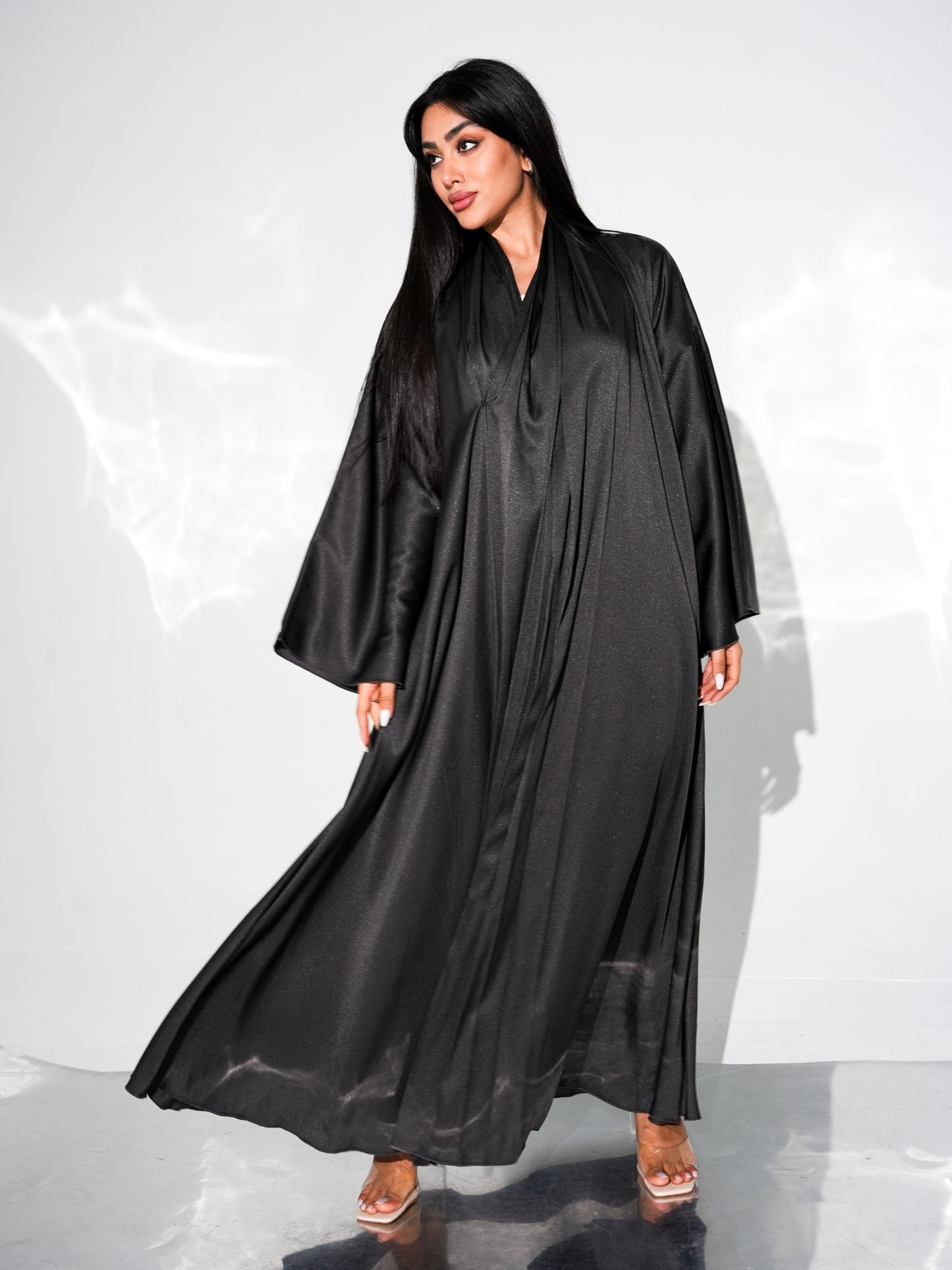 Shimmery Flared Abaya