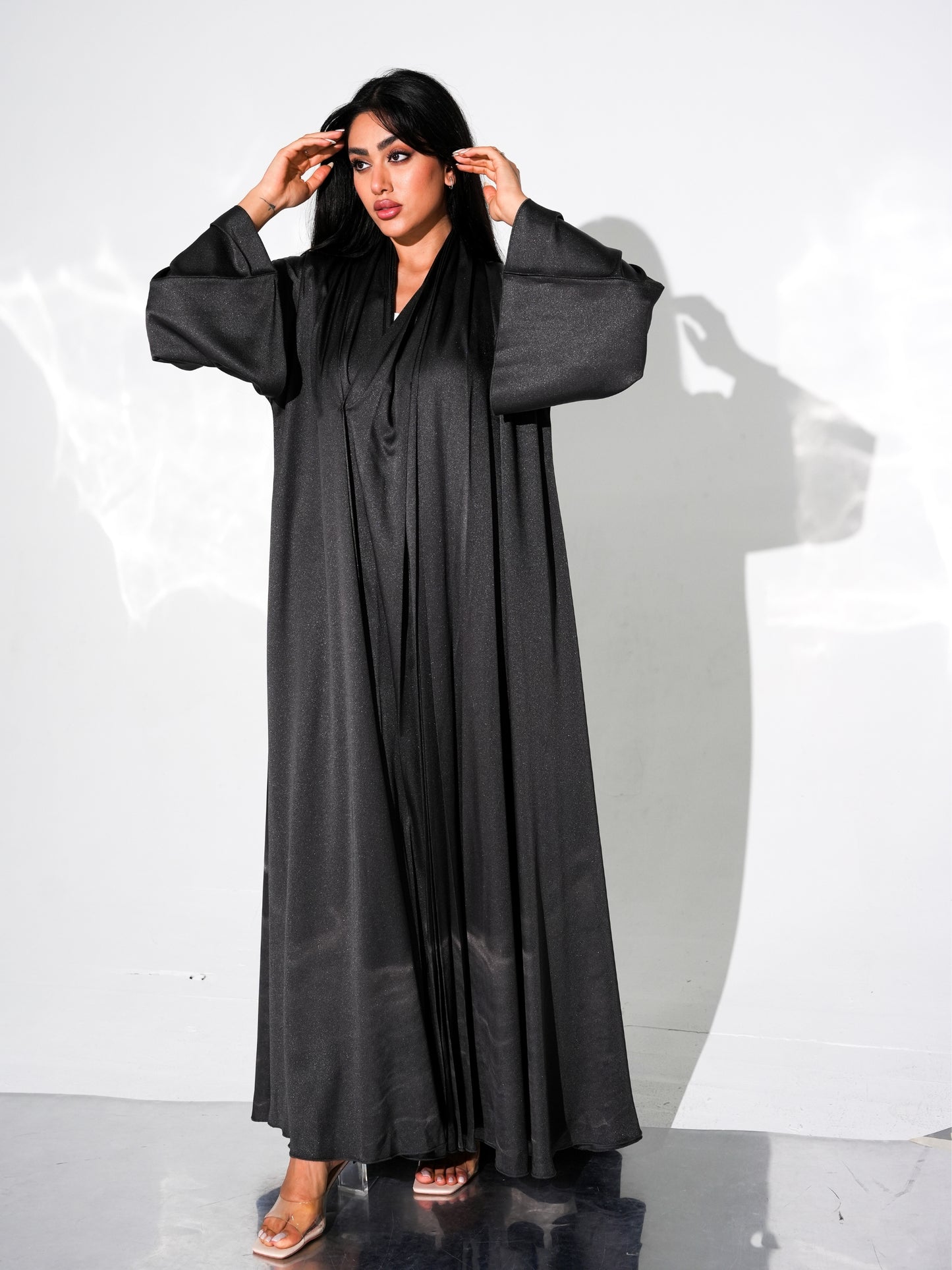 Shimmery Flared Abaya