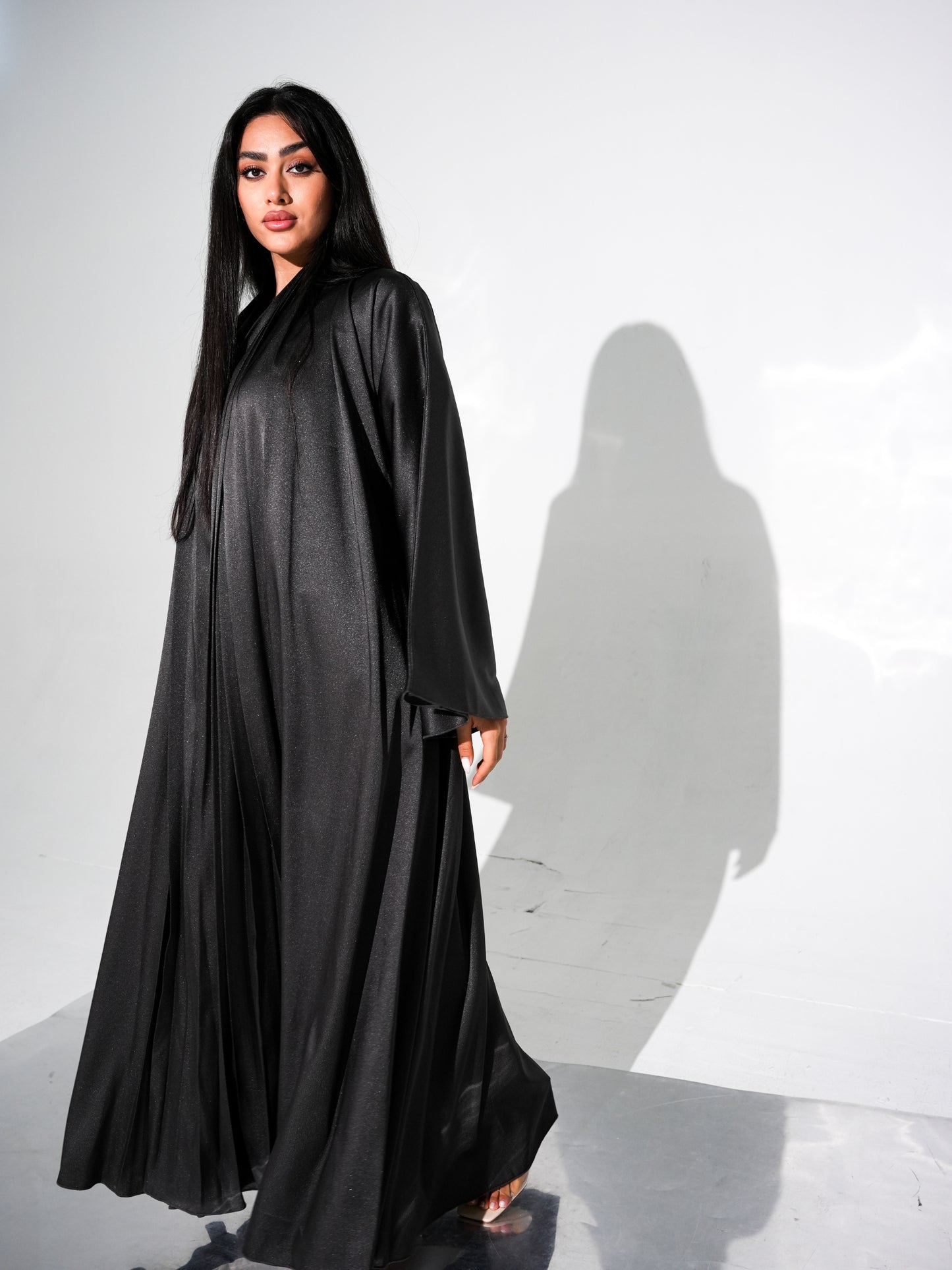 Shimmery Flared Abaya