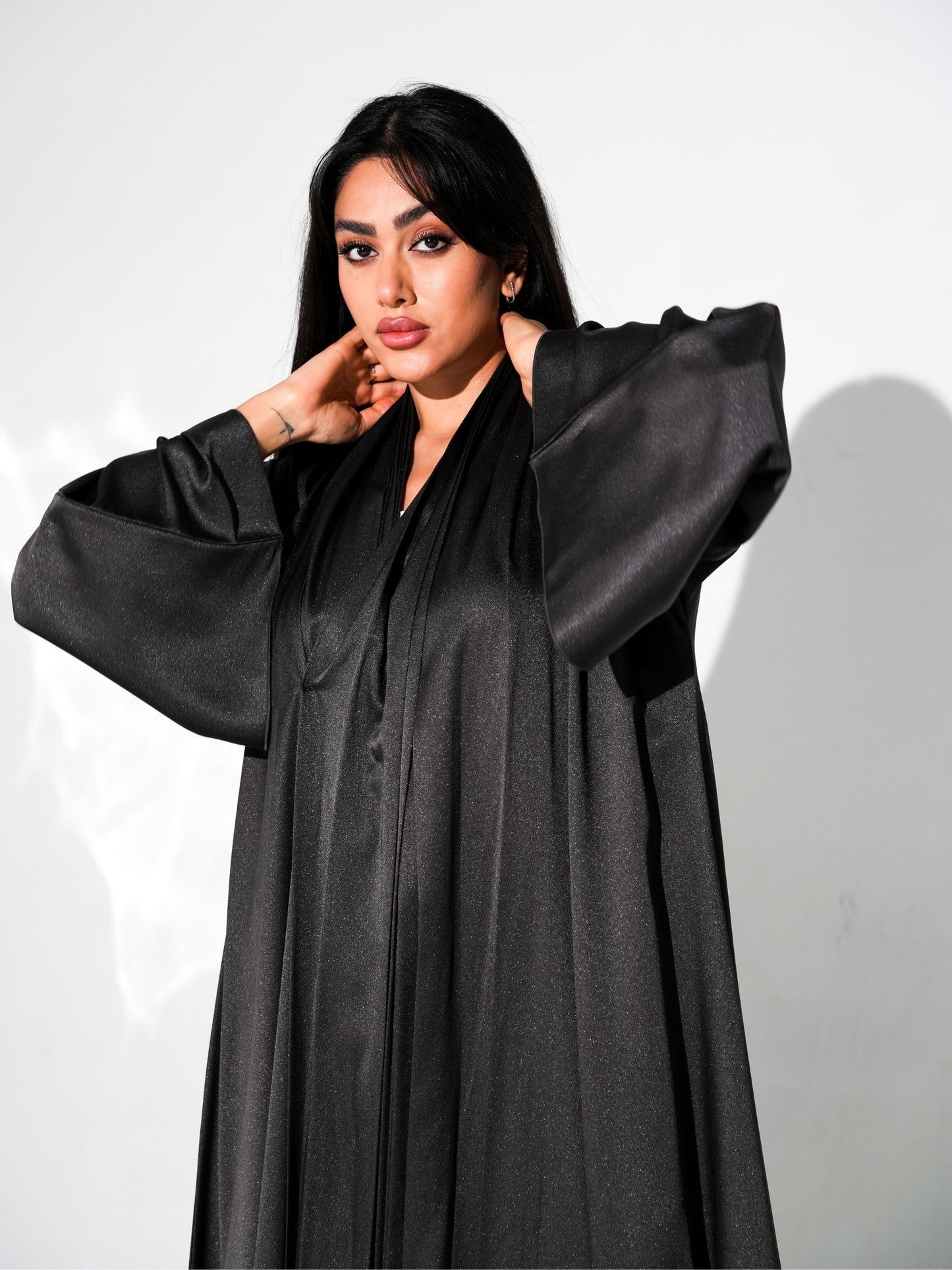 Shimmery Flared Abaya